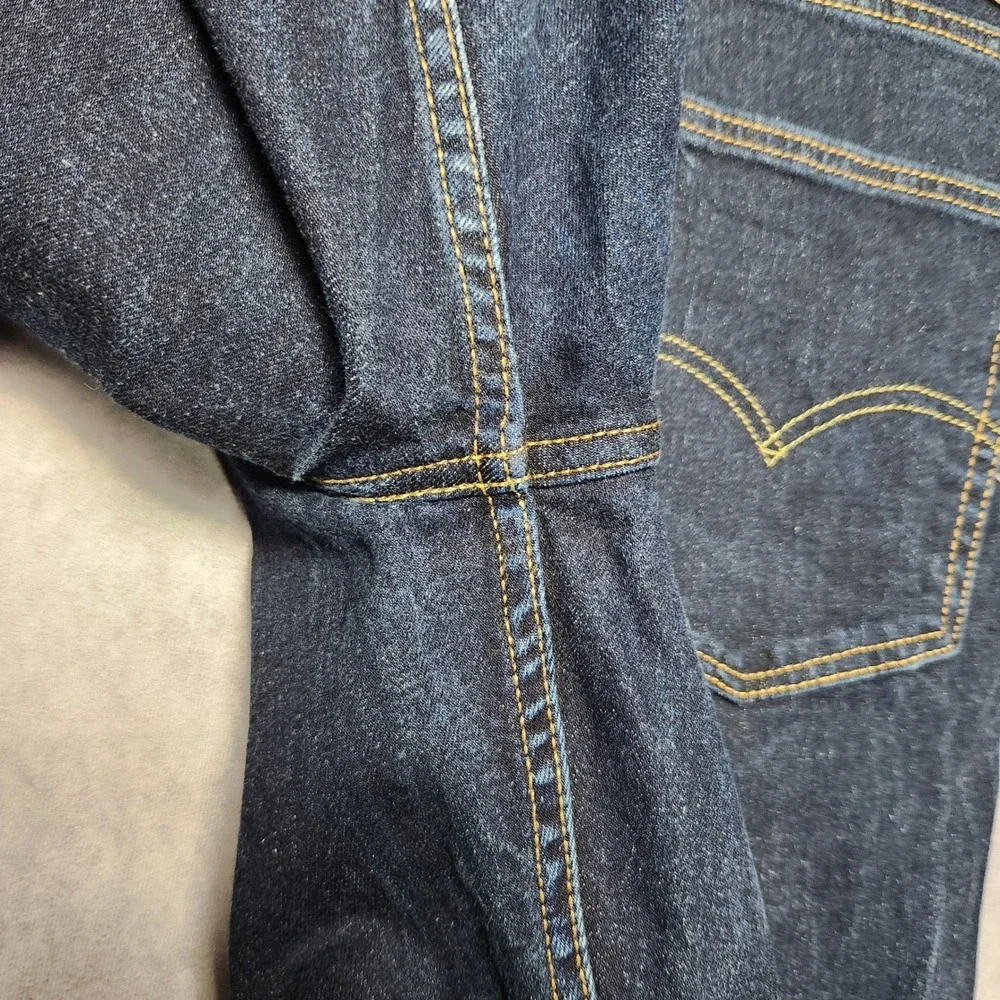 Levis 550 Mens Relaxed Fit‎ Dark Wash Tapered Leg Blue Jeans 42 to 44x32 Pants